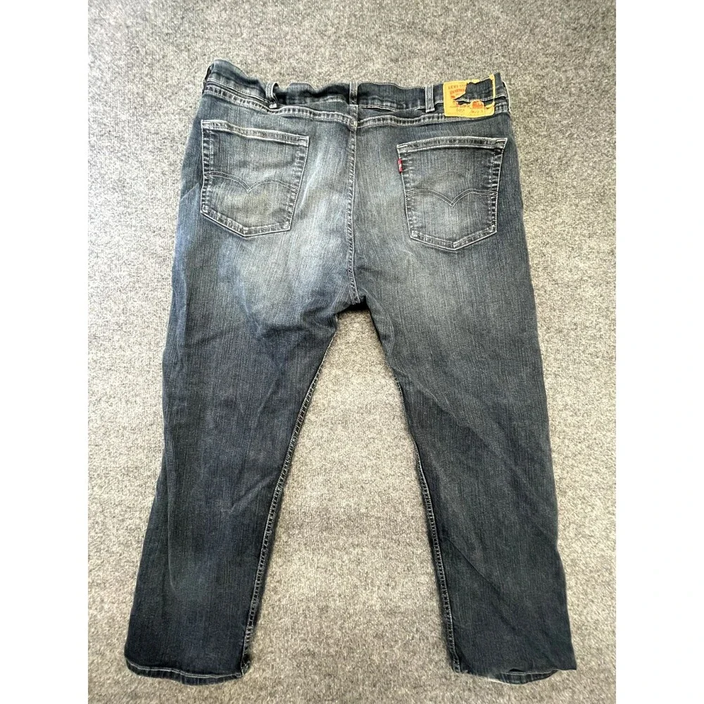 Levi's 505 Jeans Mens 42x30(39x28.50)Regular Fit Straight Blue Denim Medium Wash - Picture 3 of 11